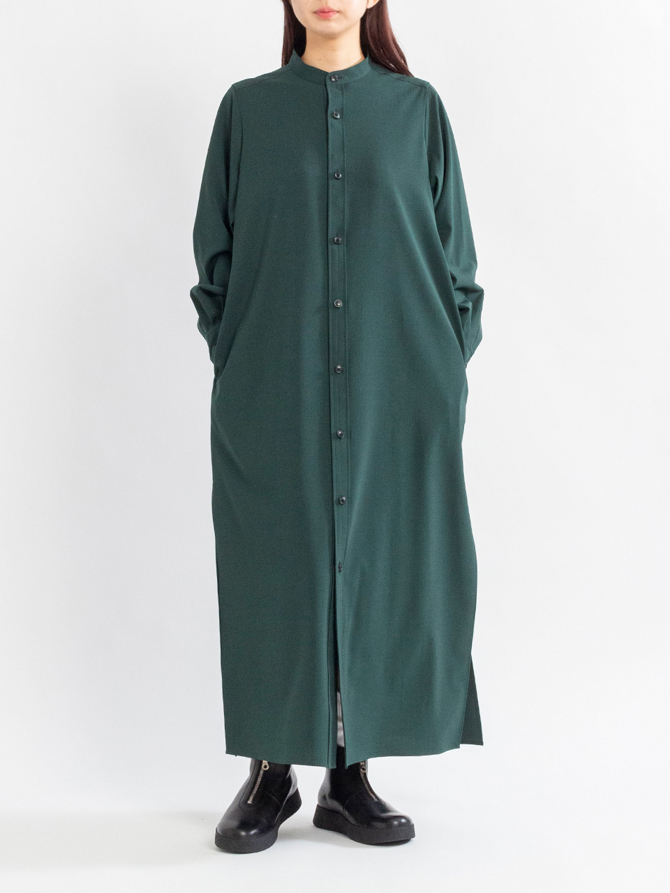 CREPE-CUT FRONT-ZIP-クレープカットフロントジップ-BEAUTIFUL SHOES