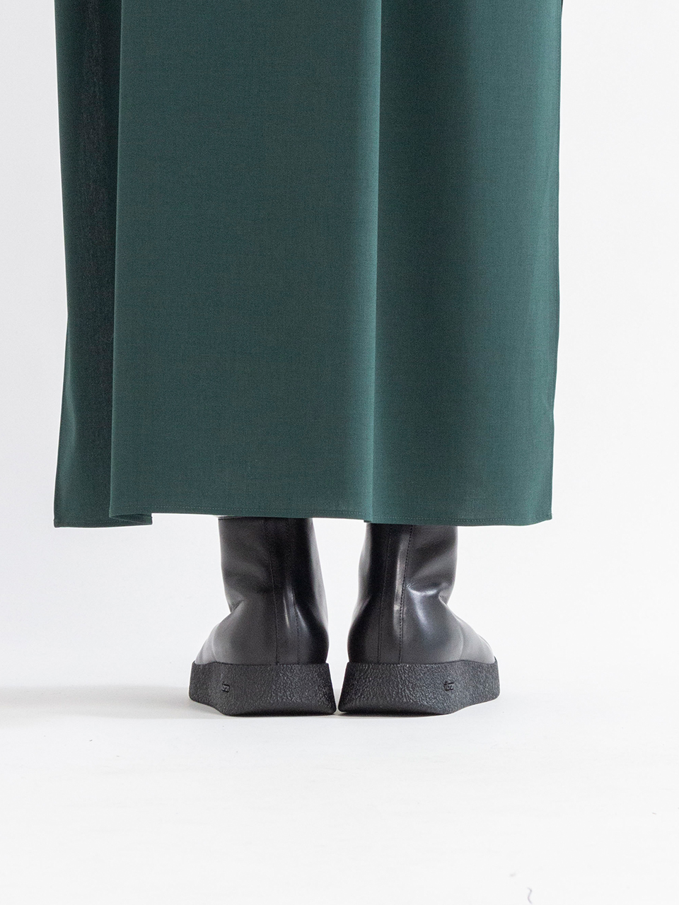 CREPE-CUT FRONT-ZIP-クレープカットフロントジップ-BEAUTIFUL SHOES