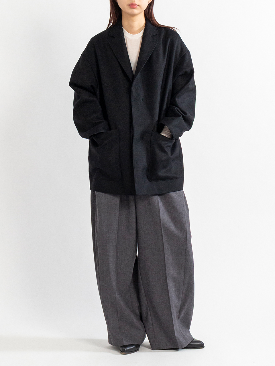 定価7万円【名作】【2016AW】HYKE　G-8 ロング ジャケット 定価7万円【名作】【2016AW】HYKE G-8 ロング ジャケット 定価7