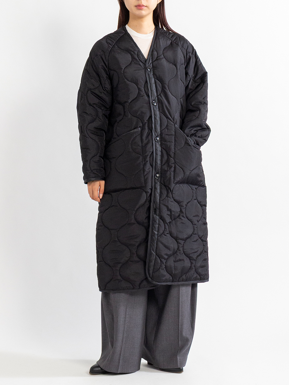 QUILTED LINER COAT-キルトライナーコート-HYKE（ハイク）通販