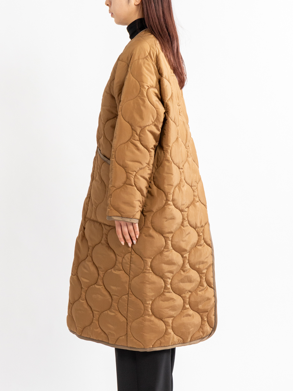 QUILTED LINER COAT-キルトライナーコート-HYKE（ハイク）通販