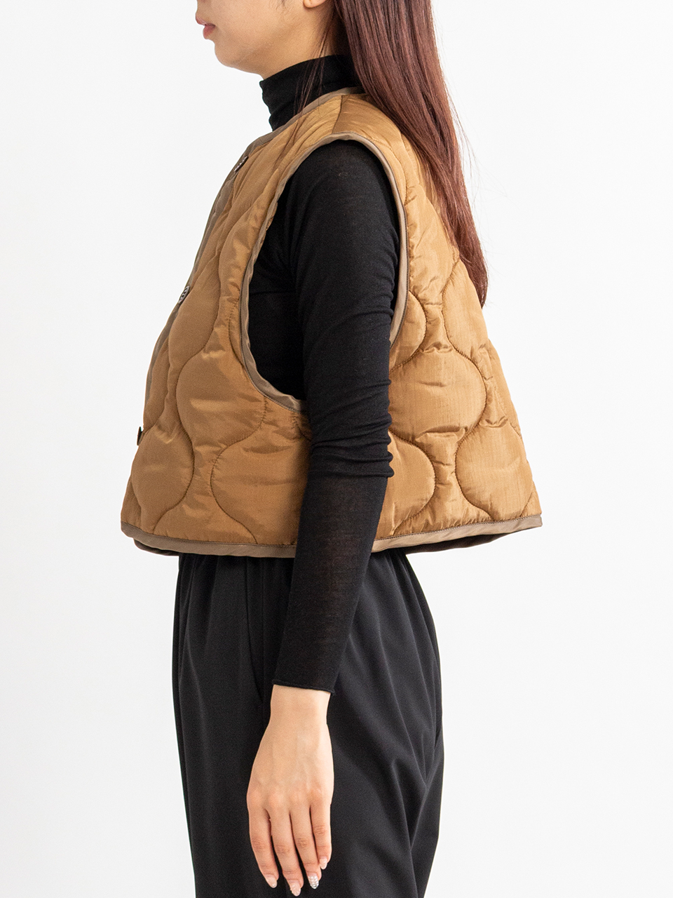 新品　HYKE（ハイク）QUILTED CROPPED VEST QUILTED CROPPED VEST | HYKE (Women)/ハイク