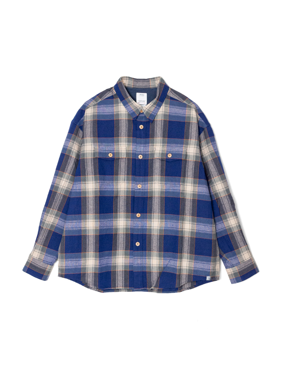 VISVIM　LUMBER CHECK L/S CRASH チェック 3 Visvim Lumber Check L/S, Blue – Pancho And Lefty - Online Store
