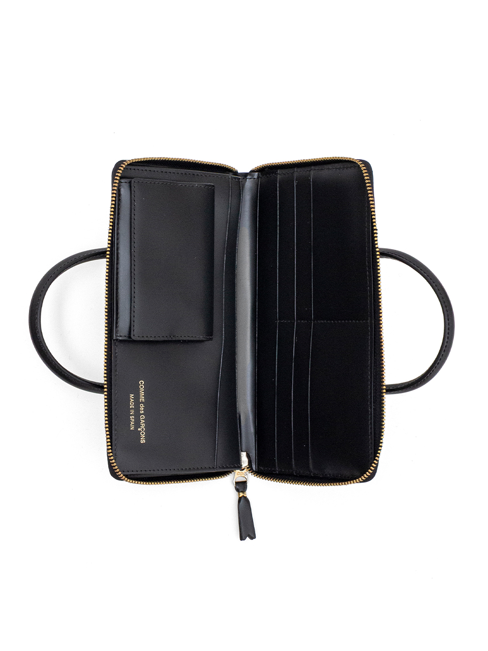 コムデギャルソン ウォレット ジップアラウンド ウォレット LONG ZIP AROUND WALLET WITH HANDLE-ロングジップアラウンド