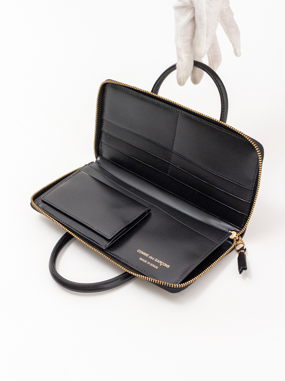 LONG ZIP AROUND WALLET WITH HANDLE-ロングジップアラウンド