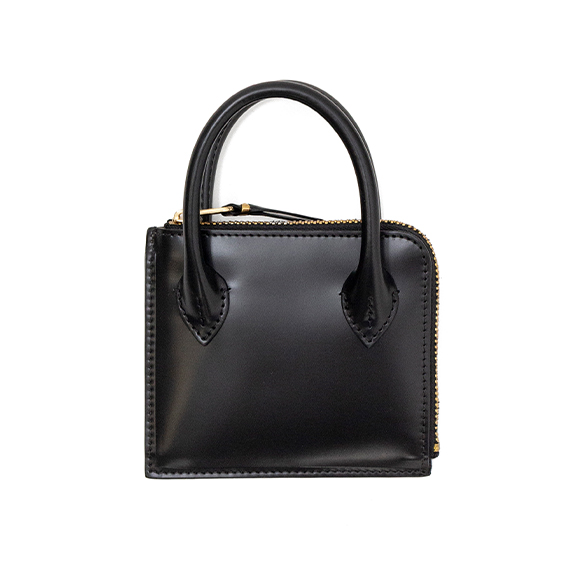 ZIP AROUND WALLET WITH HANDLE-ジップアラウンドウォレットウィズ