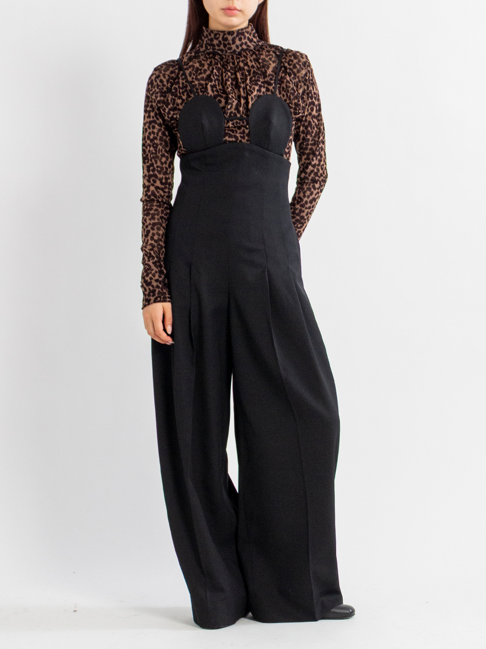 WIDE-LEGGED BRA JUMPSUITS-ワイドレッグブラジャンプスーツ