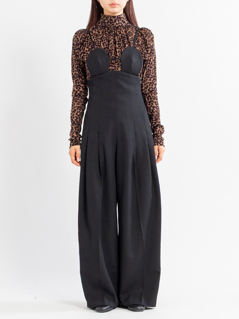 WIDE-LEGGED BRA JUMPSUITS-ワイドレッグブラジャンプスーツ