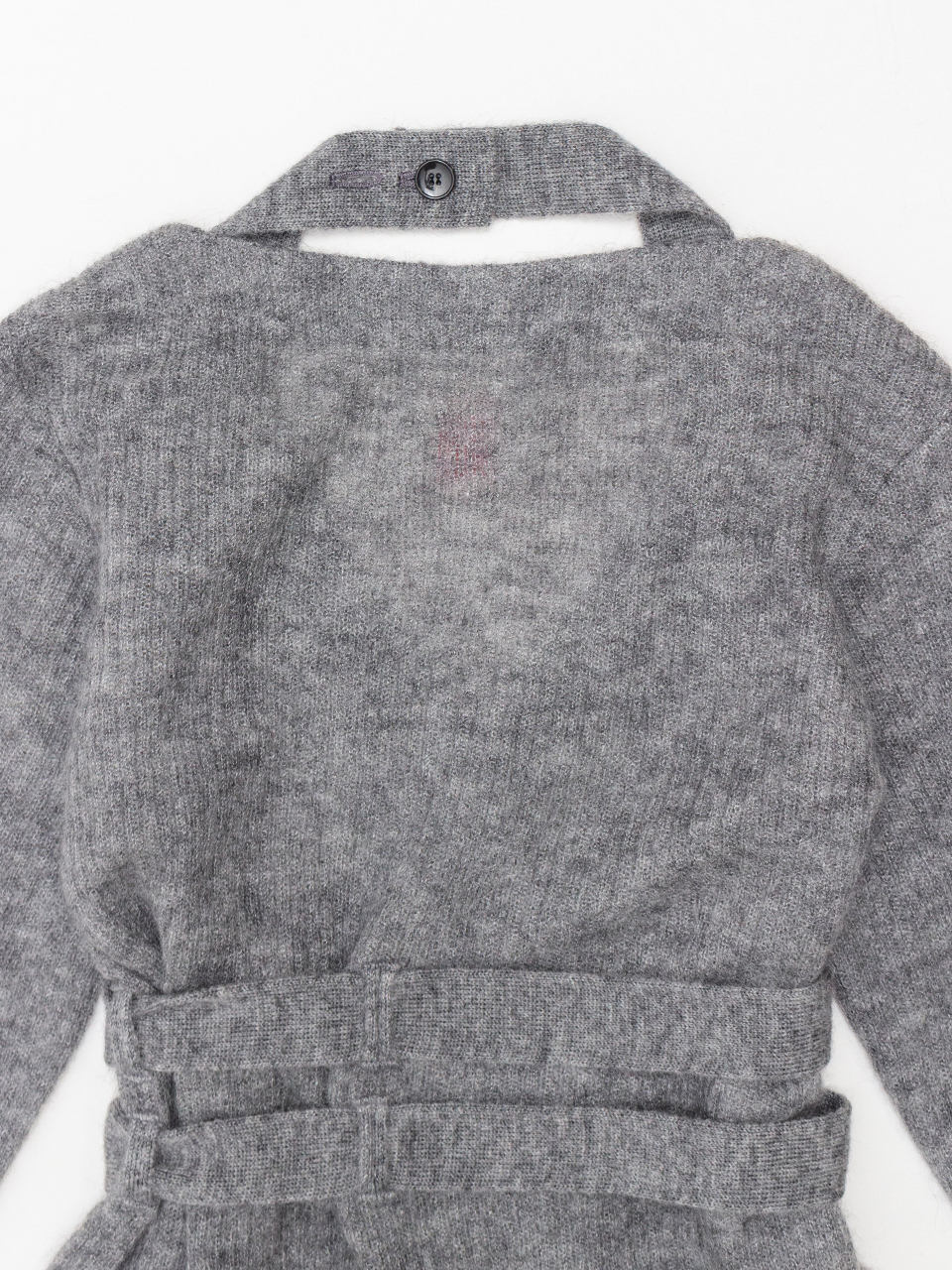 MOHAIR KNIT BELTED CARDIGAN-モヘヤニットベルトカーディガン-FETICO