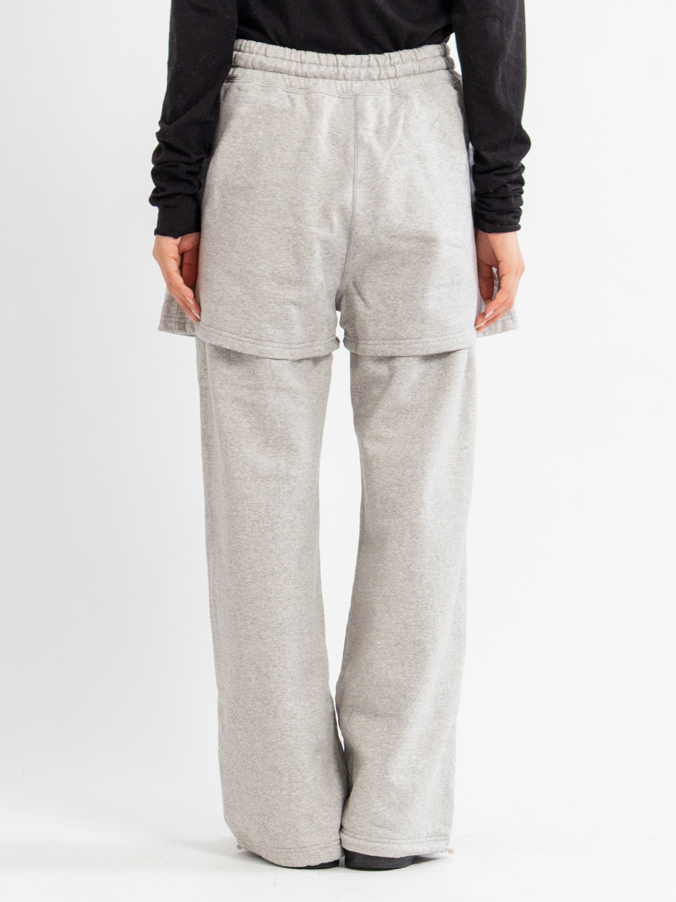 Layered sweat pants-レイヤードスウェットパンツ-INSCRIRE（アンス