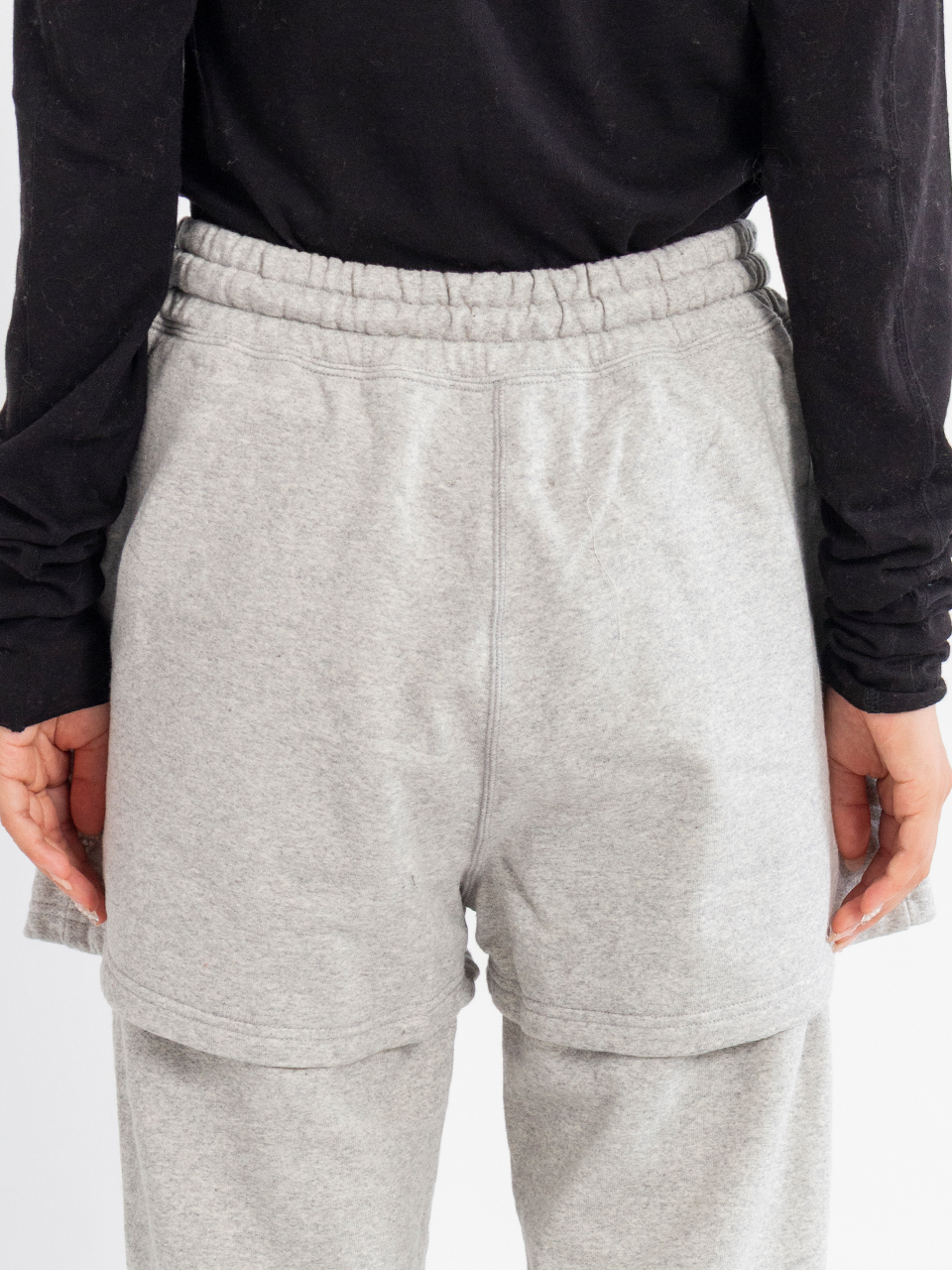 Layered sweat pants-レイヤードスウェットパンツ-INSCRIRE（アンス