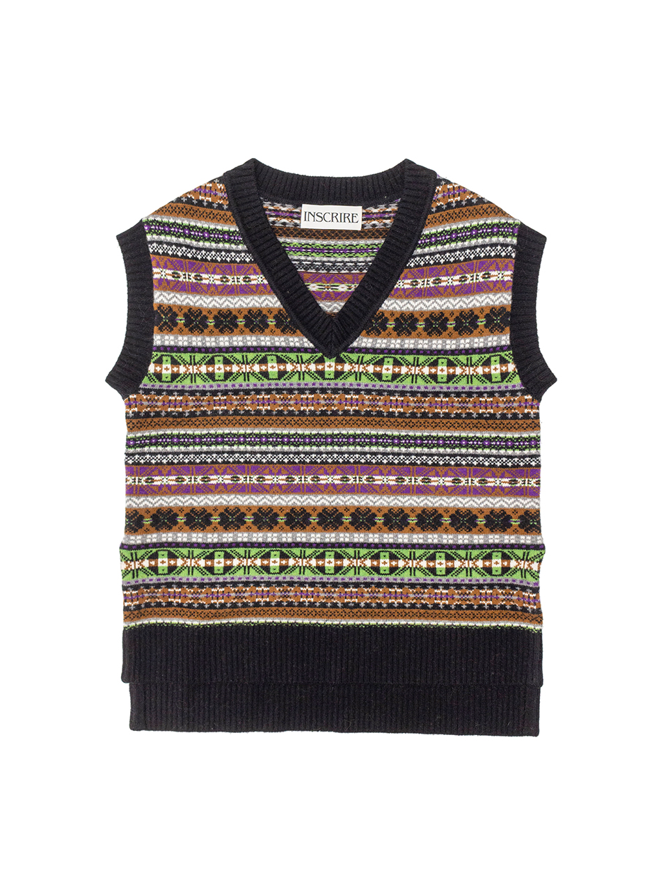 inscrire アンスクリア　ウールジャージーフィールドベスト INSCRIRE（アンスクリア）の「INSCRIRE | ウールジャージー フィールド