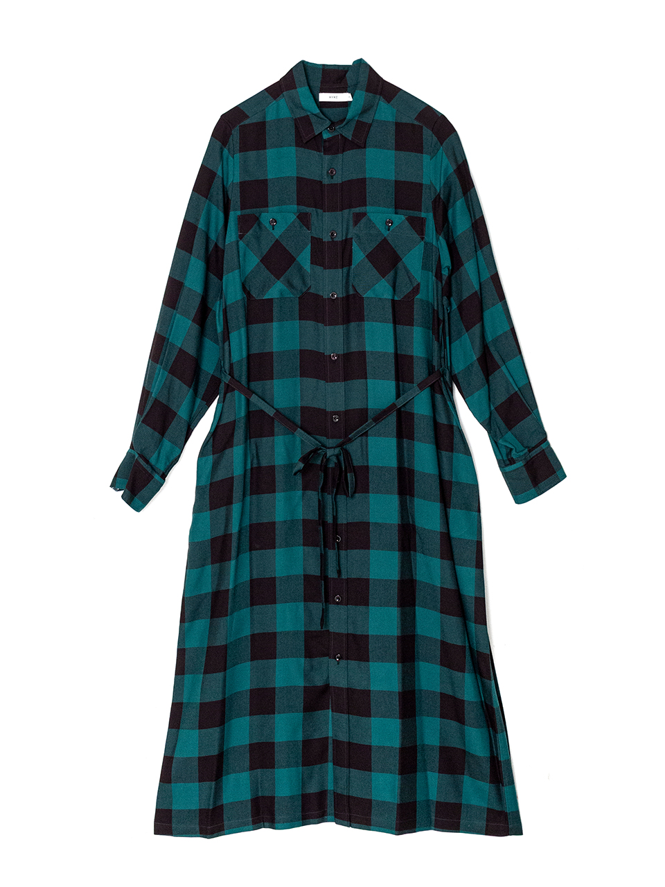 HYKE ハイク　plaid gathered dress M HYKE ハイク plaid gathered dress M HYKE ハイク plaid gathered dress M