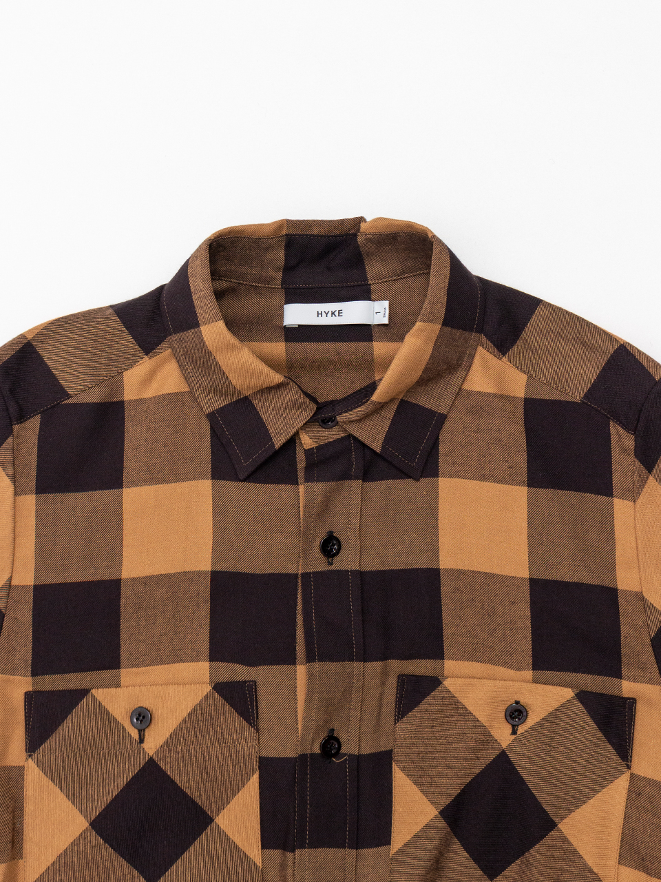 RAYON PLAID DRESS-レーヨンプレイドドレス-HYKE（ハイク）通販