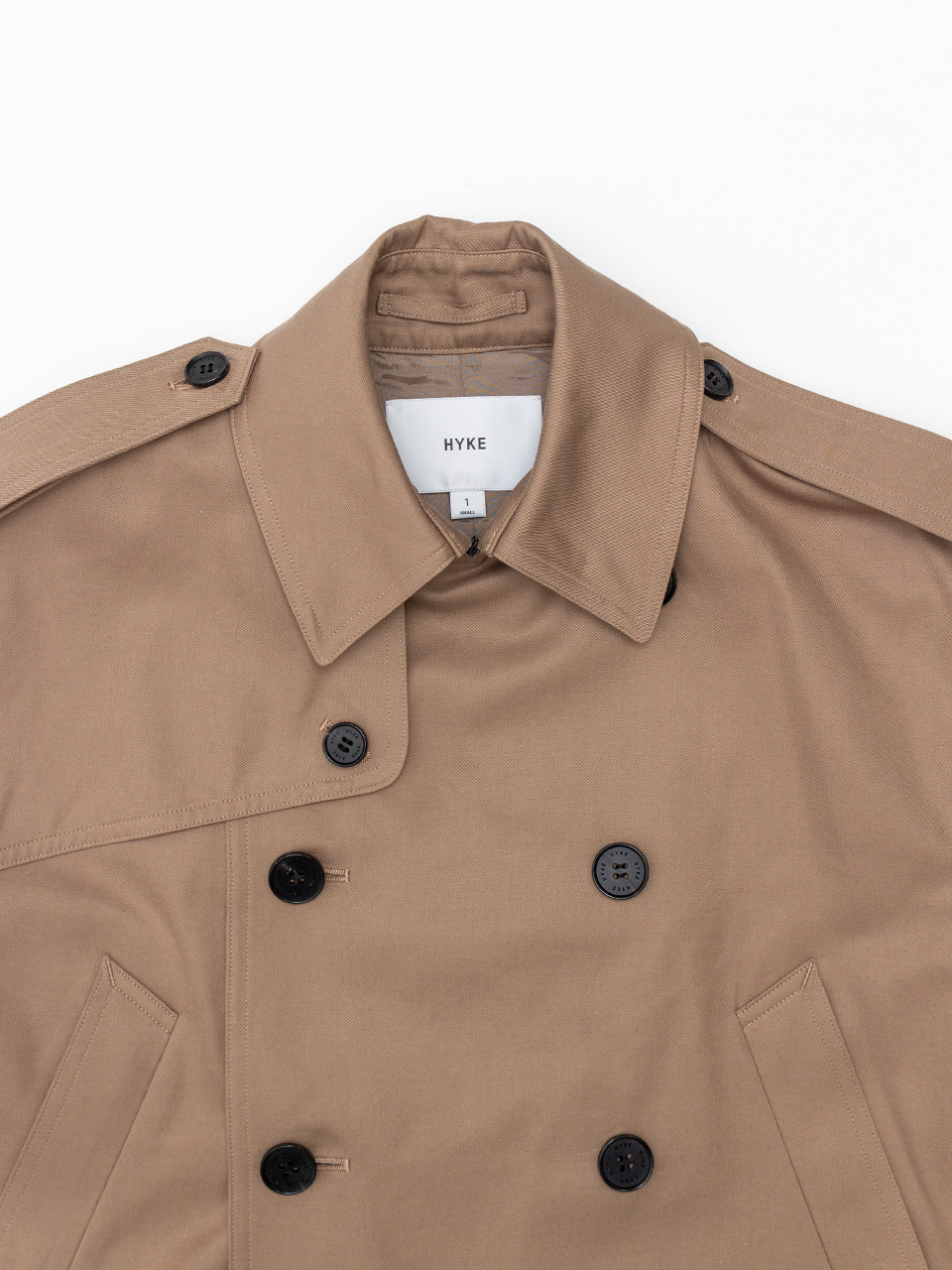 CROPPED TRENCH COAT / BIG FIT-クロップトレンチコート ビッグ