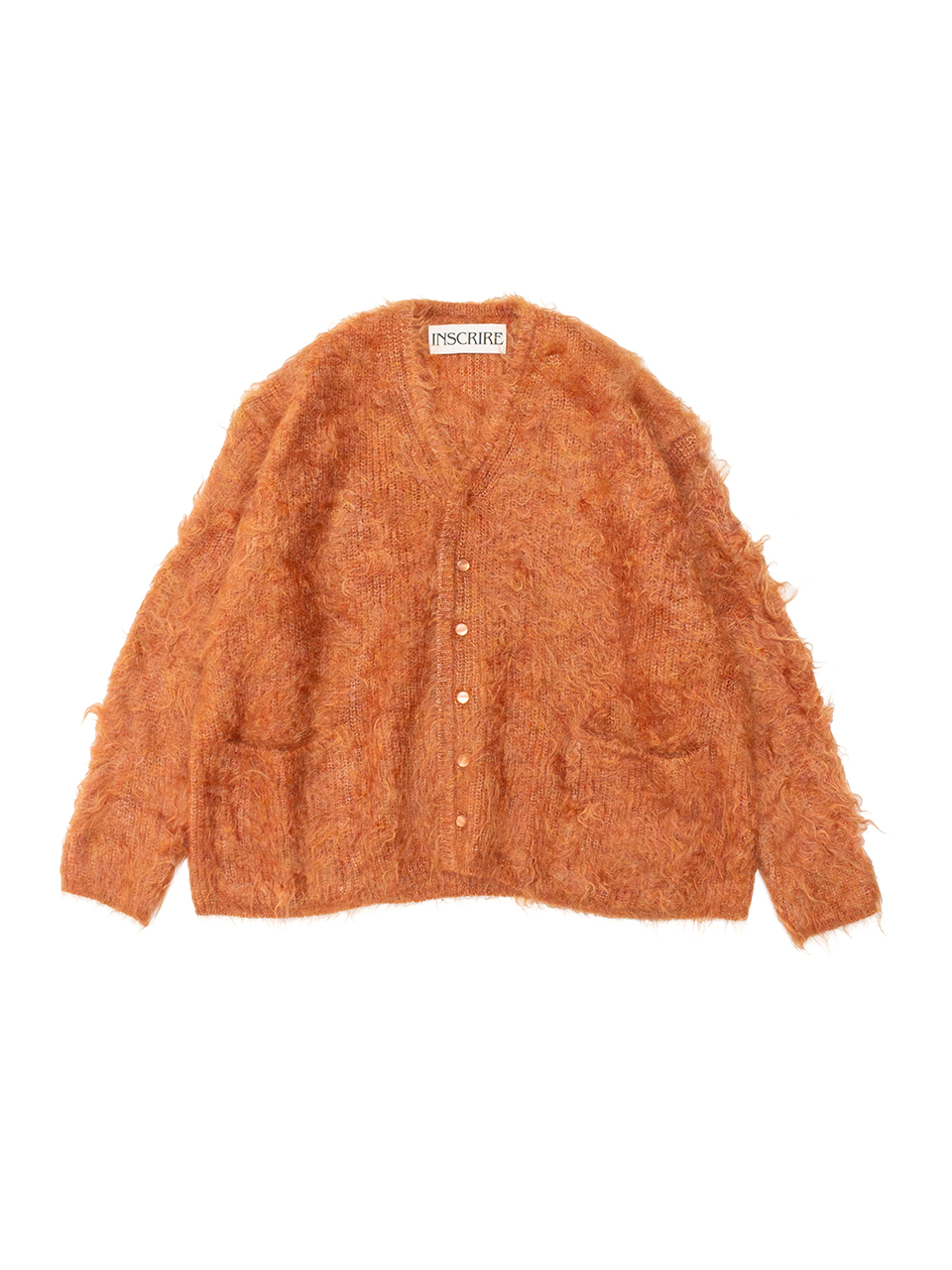 Shaggy V-neck Cardigan-シャギーブイネックカーディガン