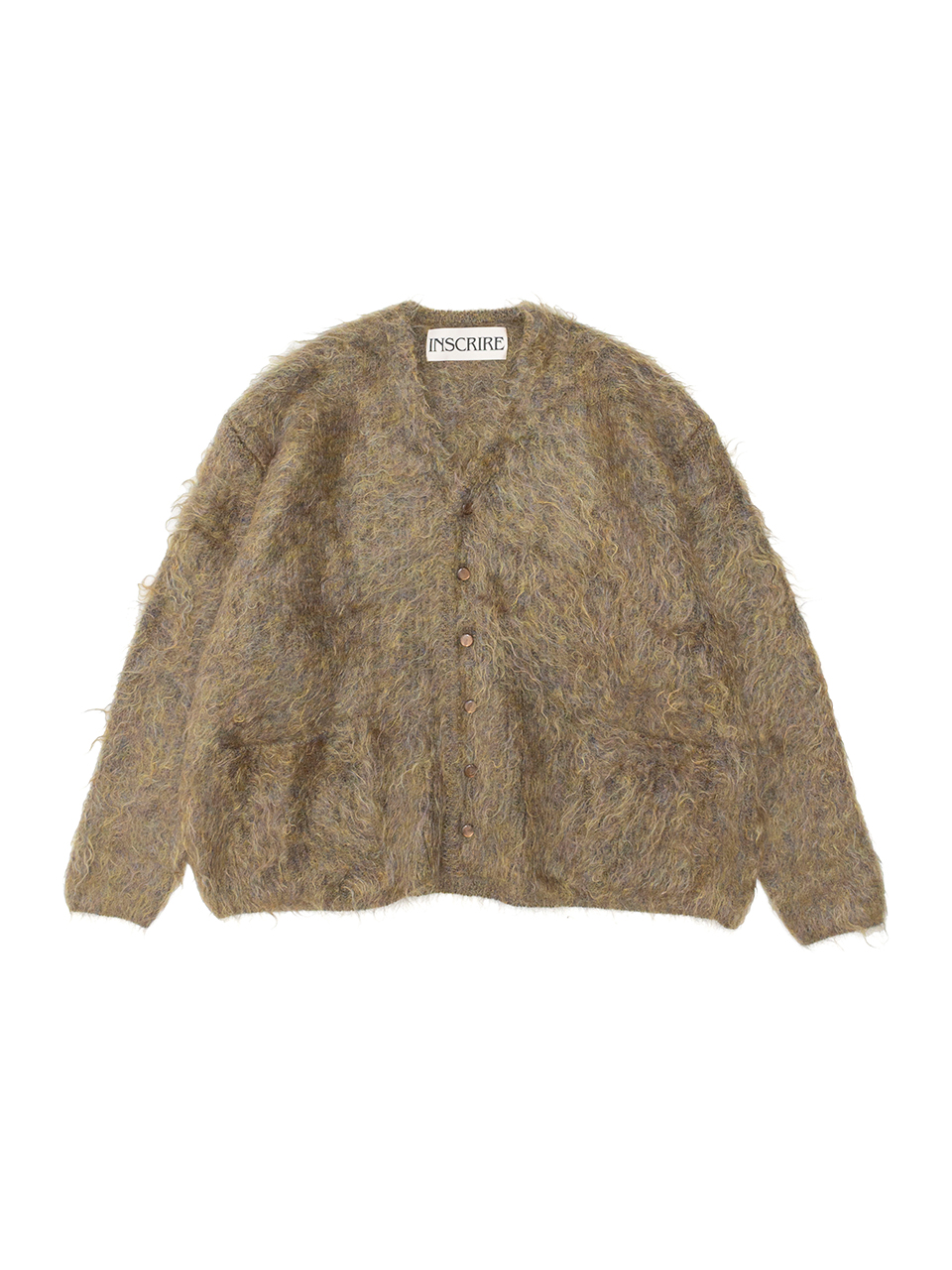 アンスクリア　INSCRIRE シャギージャケット INSCRIRE/アンスクリア】Knit Shaggy Coat/ニットシャギーコート
