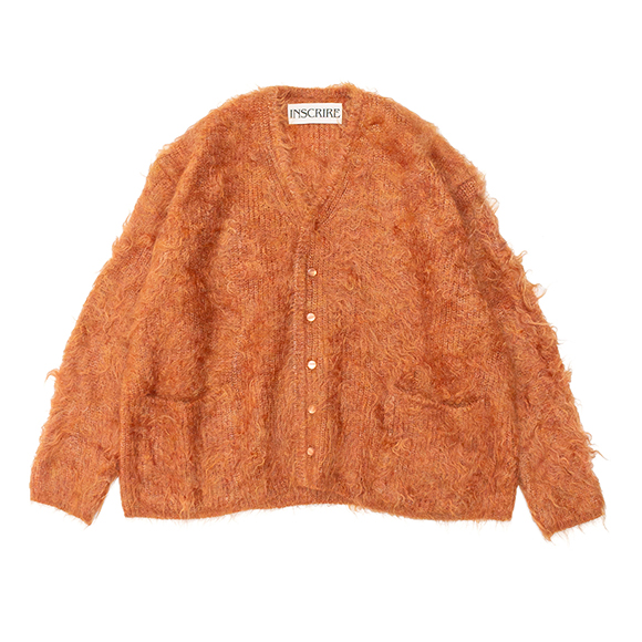 Inscrire アンスクリア Vネック カットソー ブラック 深Vネック LONG FIBER COTTON クリア Vネック 長袖 Tシャツ