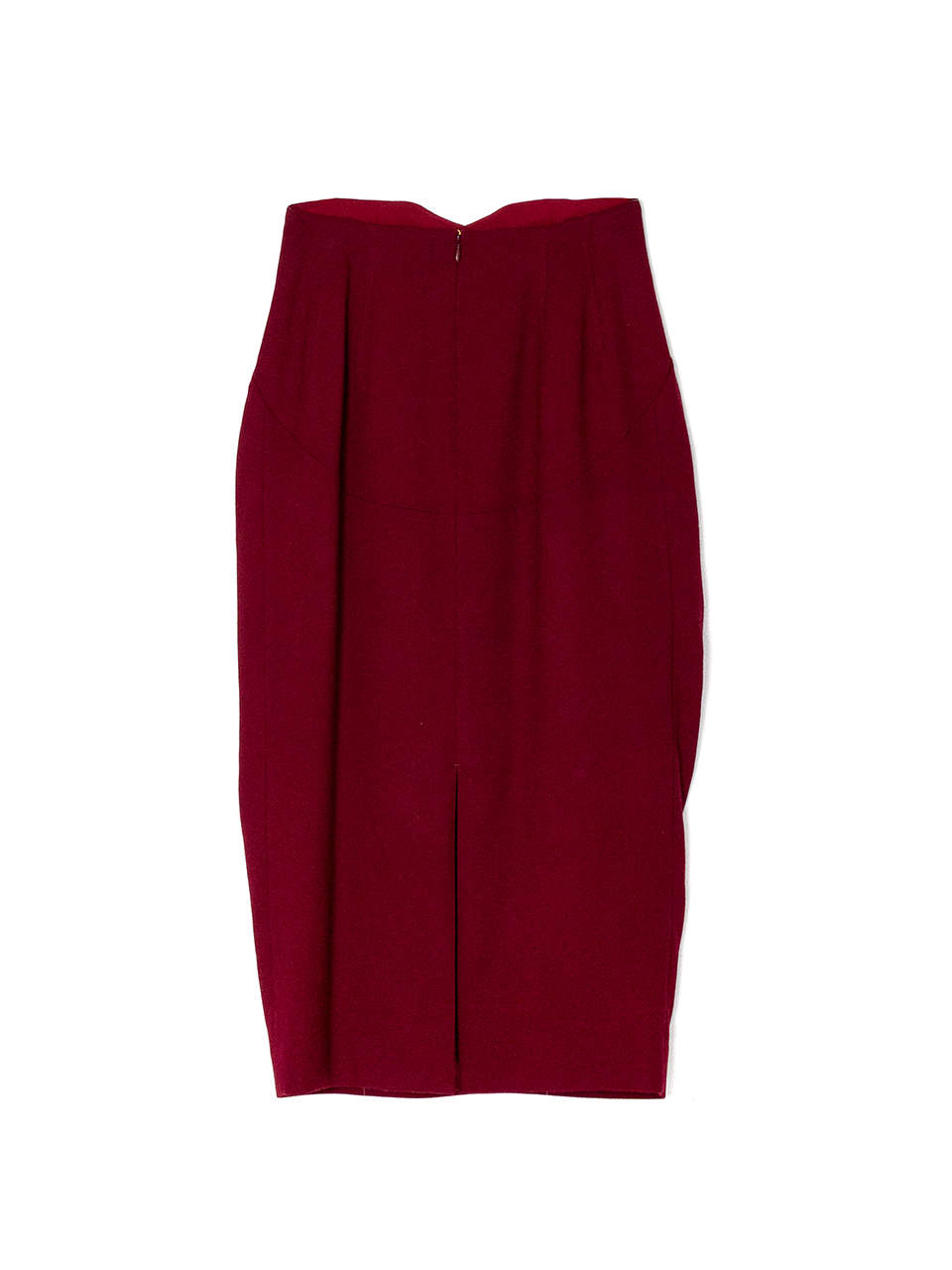 Wool Georgette High Waisted Skirt-ウールジョーゼットハイウェイ