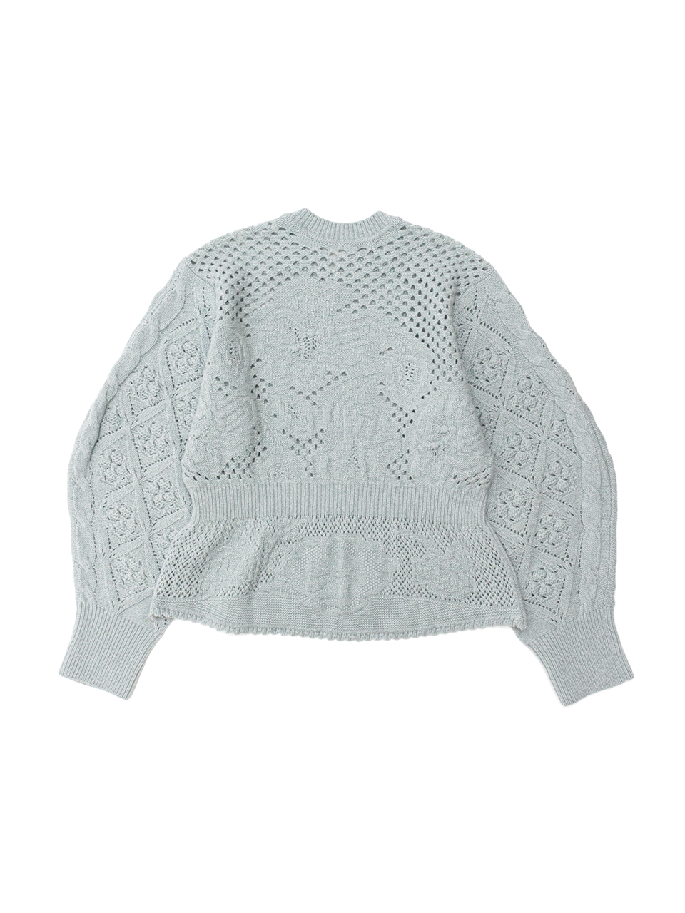 Multi Pattern Low Gauge Knitted Top-マルチパターンローゲージ