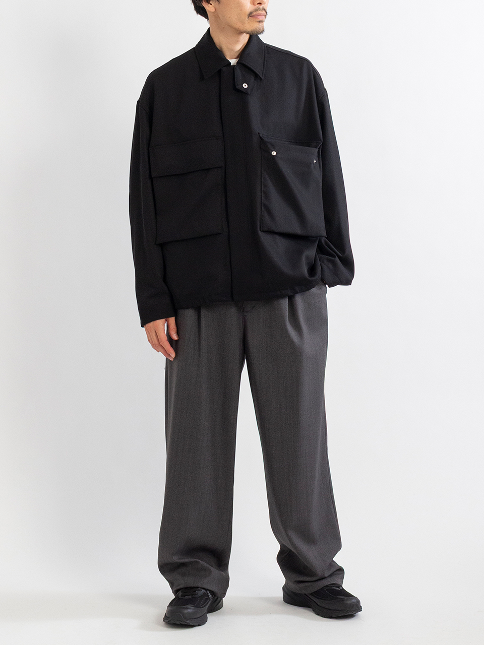 新品　Graphpaper Techno Wool Nylon jacket Graphpaper - Techno Wool Nylon Field Jacket – IN MY BOOK STORE