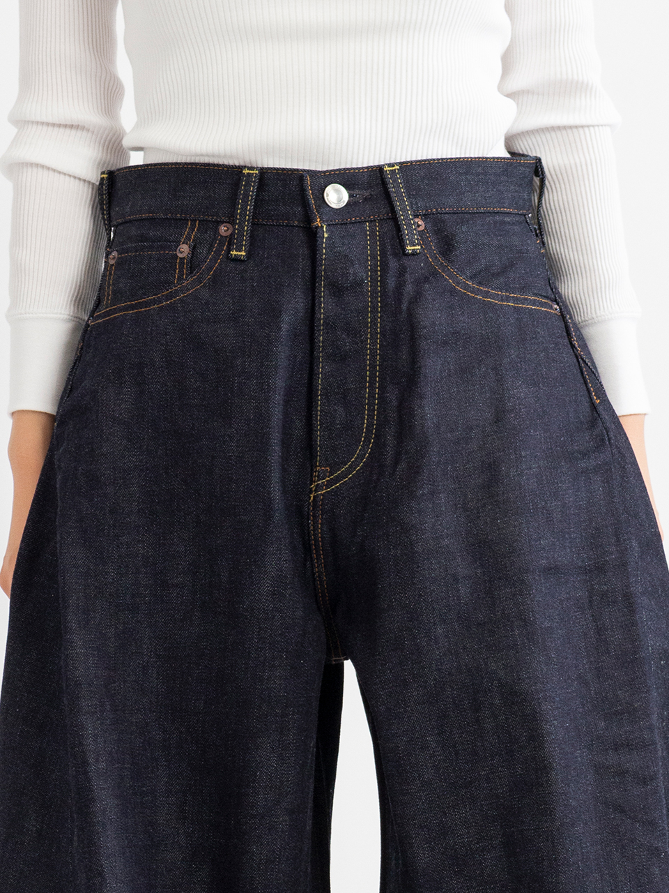 DENIM SUPER WIDE LEG JEANS デニムスーパーワイドレッグ