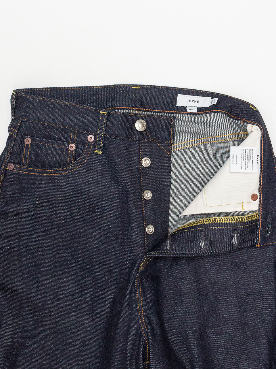 DENIM SUPER WIDE LEG JEANS デニムスーパーワイドレッグジーンズ-HYKE