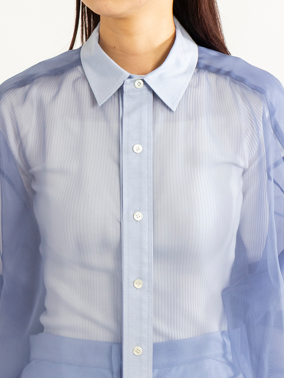 極美品 BIOTOP別注✨HYKE OXFORD SHIRT DRESS シアー 極美品✨HYKE BIOTOP OXFORD SHIRT DRESS シアー