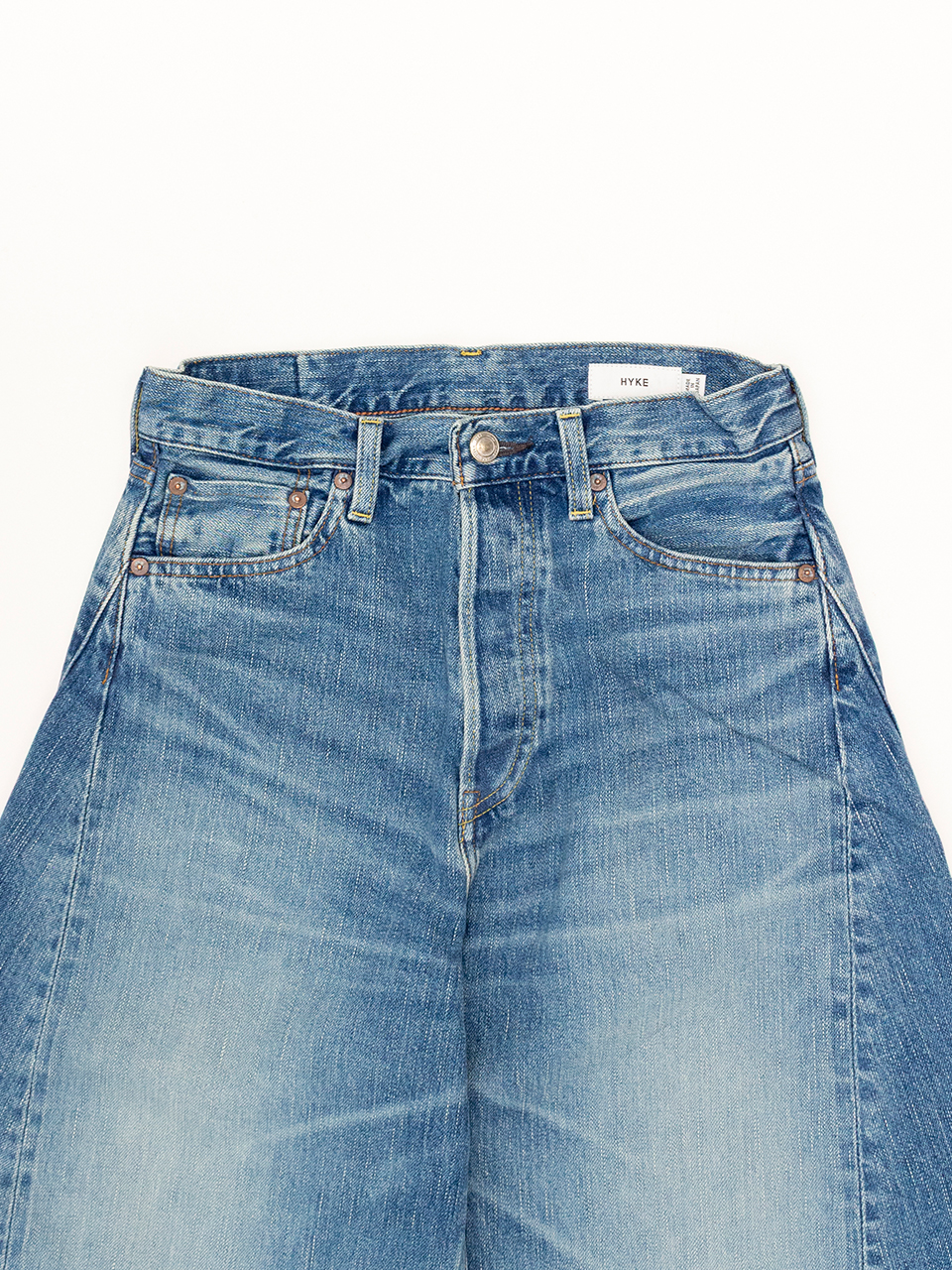 今季完売HYKE BARREL LEG JEANS バレルレッグデニム 今季完売HYKE BARREL LEG JEANS バレルレッグデニム HYKE(ハイク