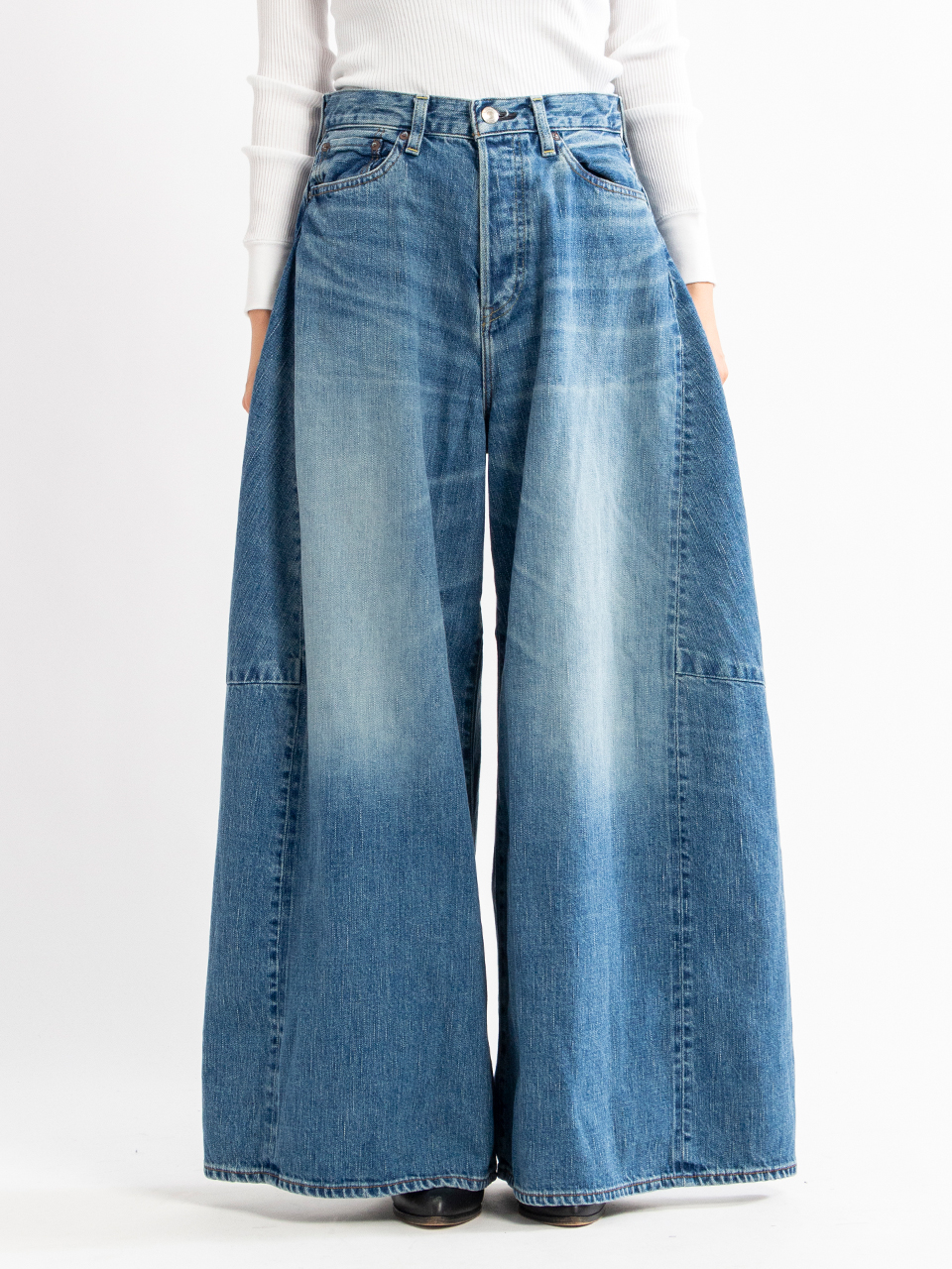 DENIM SUPER WIDE LEG JEANS デニムスーパーワイドレッグ