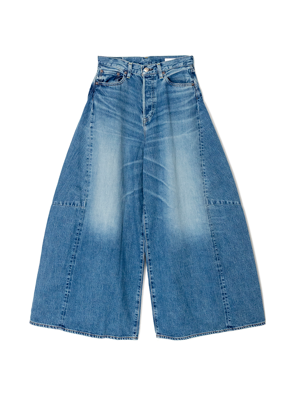 美品 HYKE DENIM WIDE LEG JEANS サイズ2 HYKE - 2 HYKE DENIM WIDE LEG JEANS ハイク ワイドデニムの通販