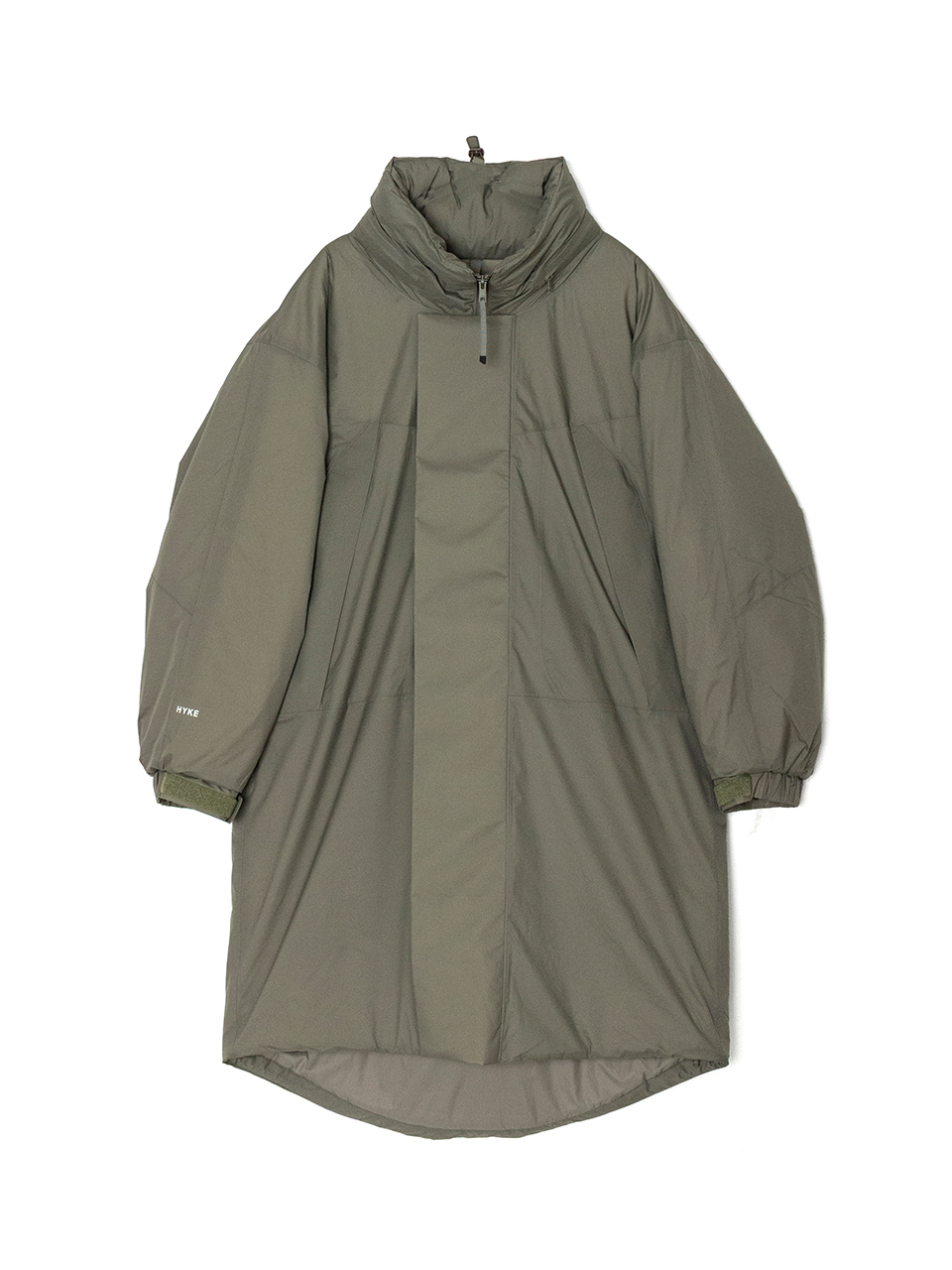 HYKE ハイクPERTEX カーキグレー ナイロンブルゾン HYKE【ハイク】 PERTEX アイテム入荷致しました！ | glamour online