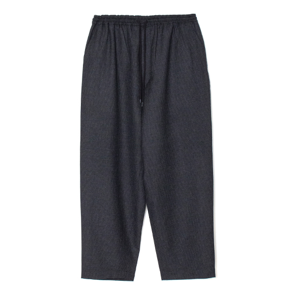 Wool Houndstooth Easy Pants-ウールハウンドトゥースイージーパンツ
