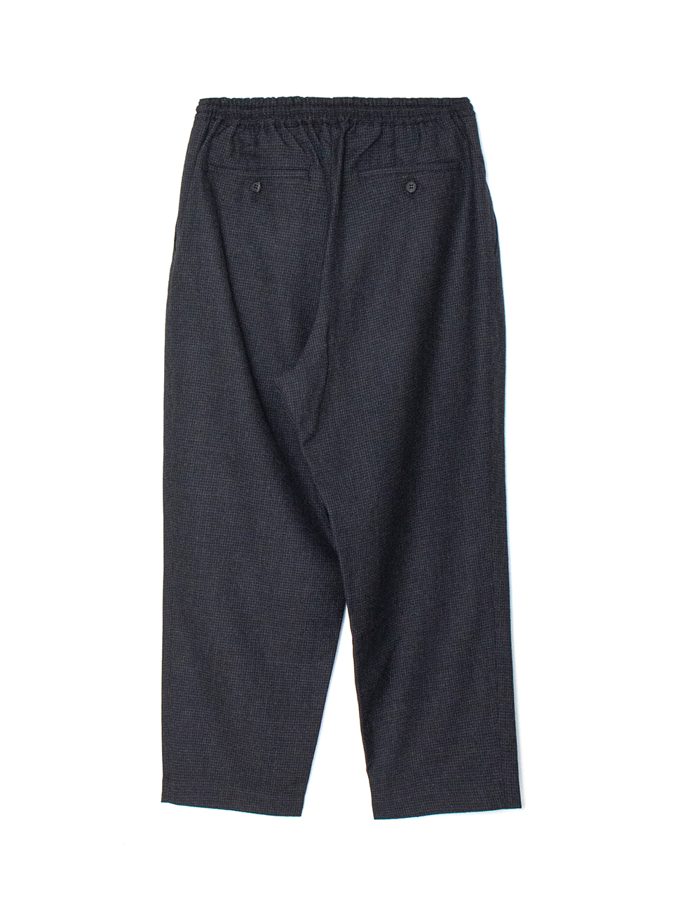 Wool Houndstooth Easy Pants-ウールハウンドトゥースイージーパンツ