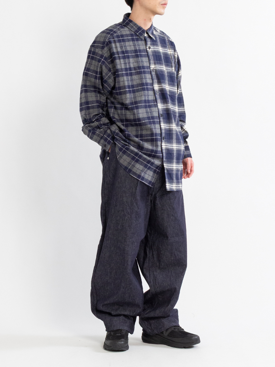 に*こ様 60s PETERS Whaler コットンアノラック チェック ビン ニ*コサマ 60s PETERS Whaler コットンアノラック チェック ビン