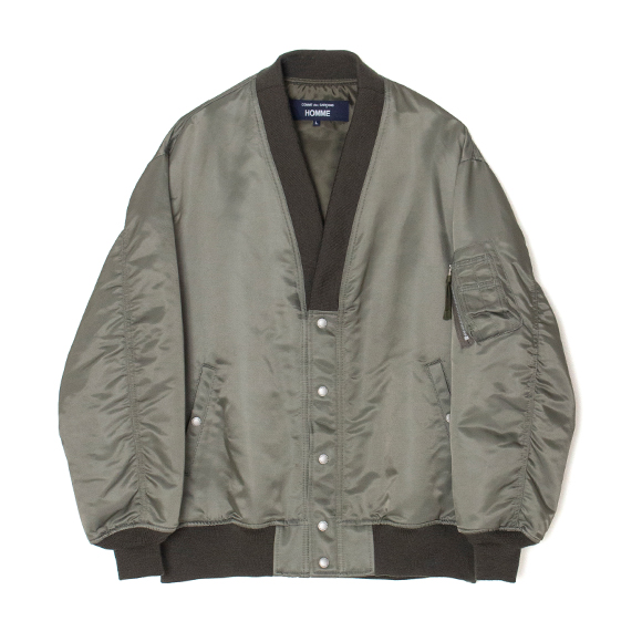 Cotton Nylon Double Twill Cardigan-コットンナイロンダブルツイル