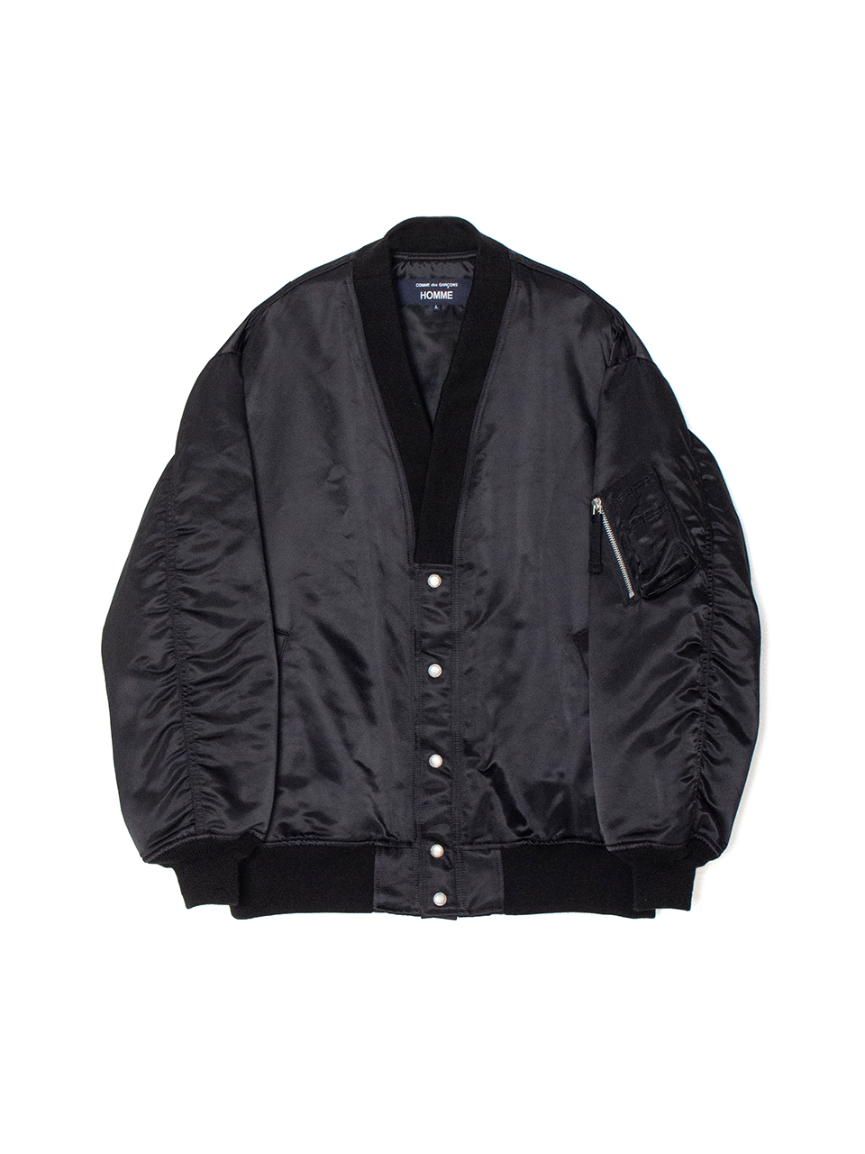 コムデギャルソンオム　2023AW 綿ダブルフェイスナイロンツイルカーディガン コムデギャルソンオム 2023AW 綿ダブルフェイスナイロンツイル