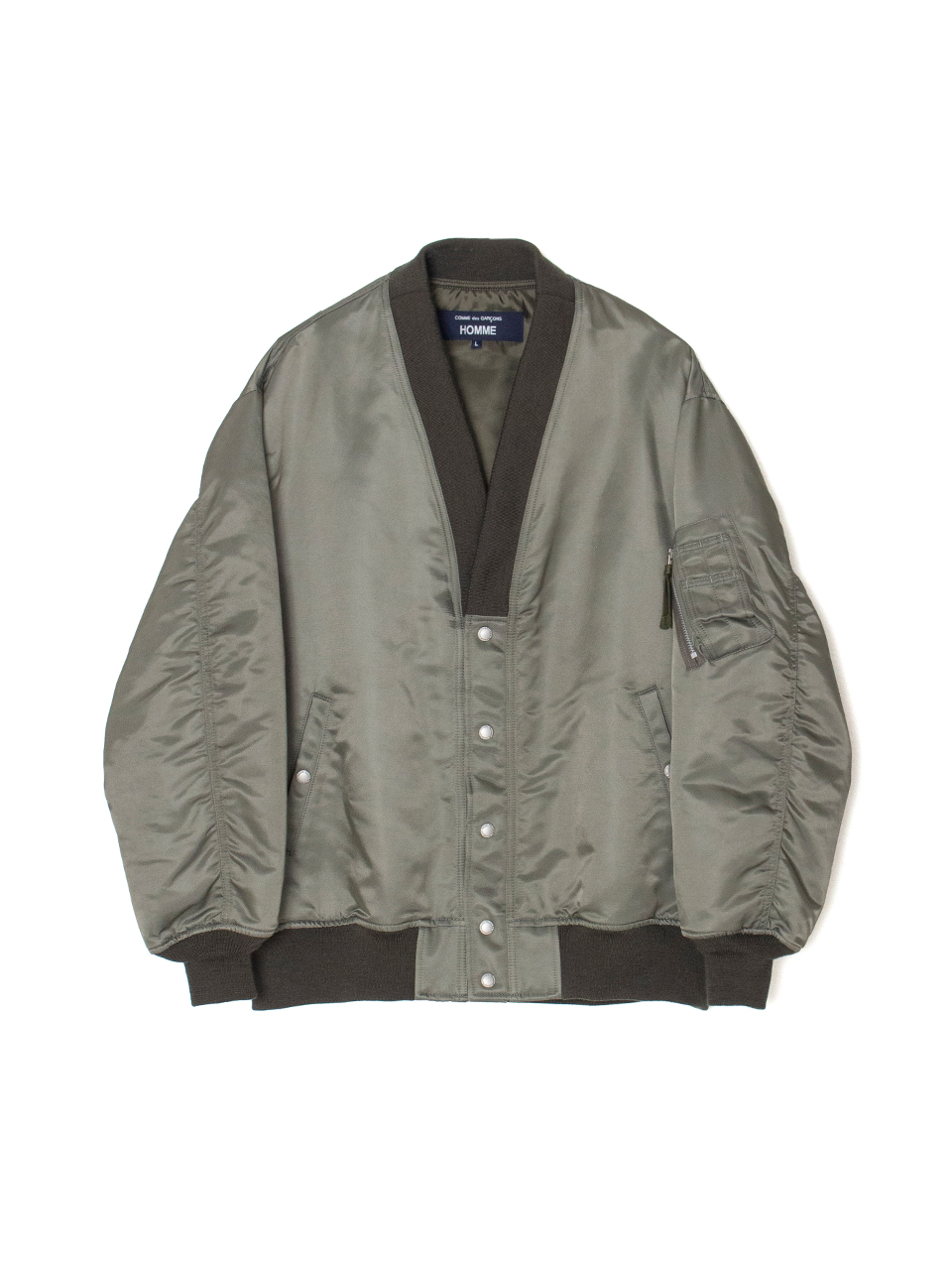 Cotton Nylon Double Twill Cardigan-コットンナイロンダブルツイル