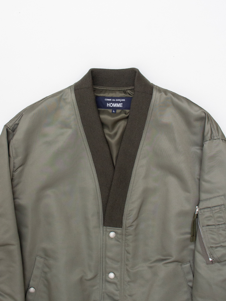 Cotton Nylon Double Twill Cardigan-コットンナイロンダブルツイル