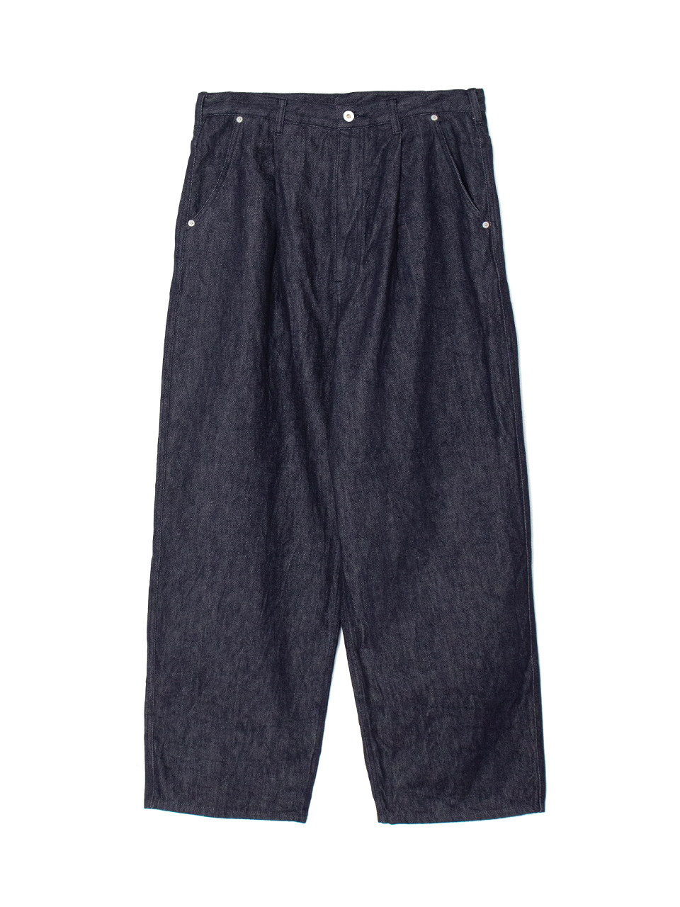 Cotton Reaction Dyed Tuck Denim-コットンリレクションダイドタック