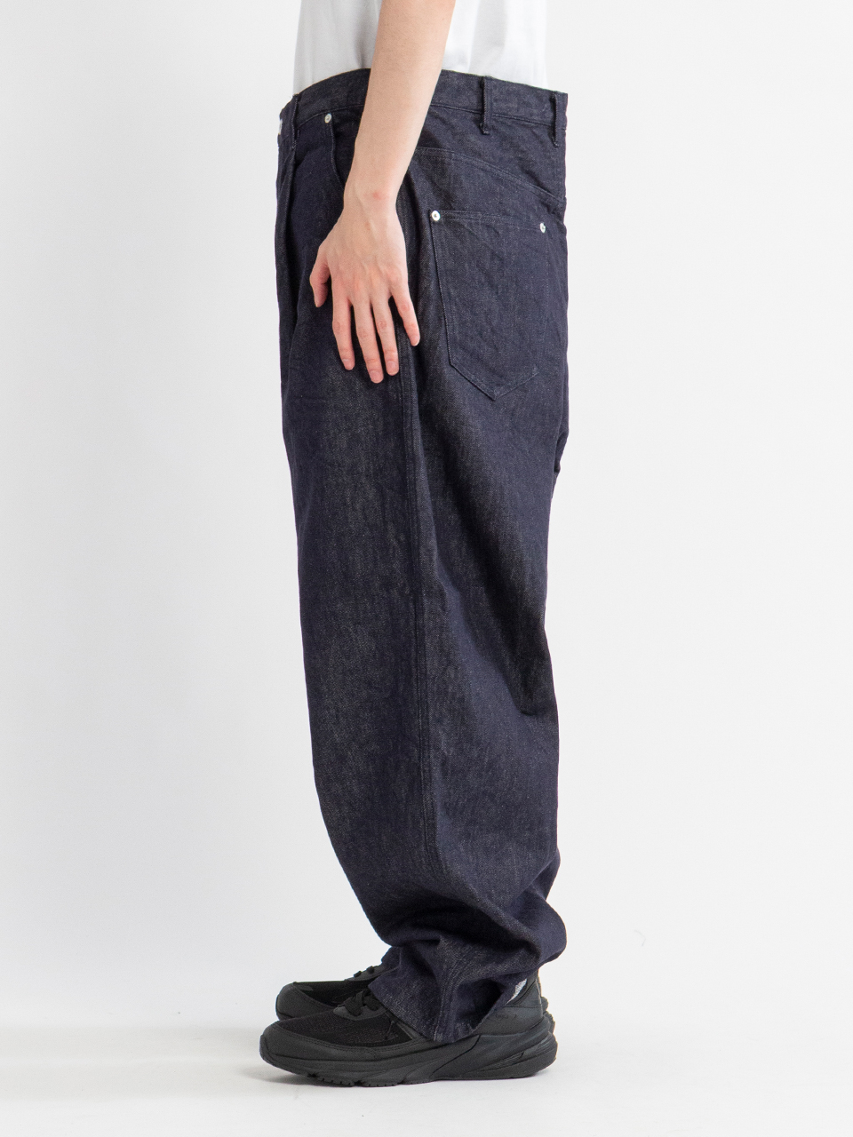 Cotton Reaction Dyed Tuck Denim-コットンリレクションダイドタック