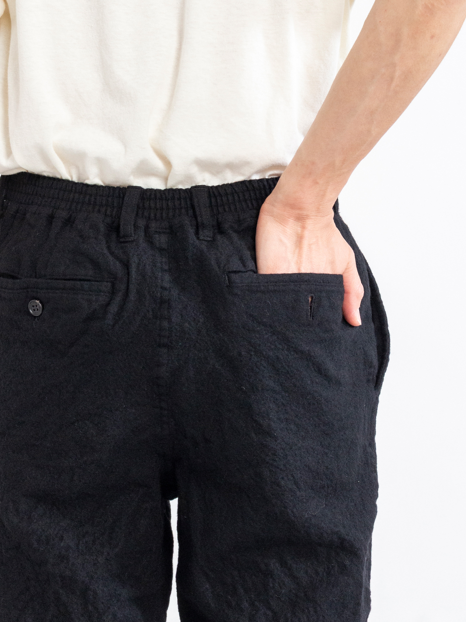 Wool Serge Product Fulling Pants-ウールサージプロダクトフリング