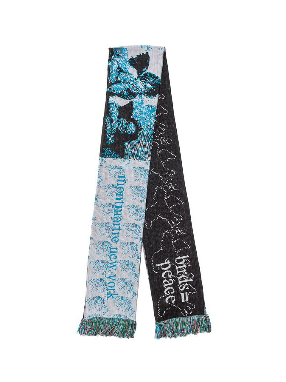 小物 Montmartrenewyork Blue Oeil Scarf Blue Oeil Scarf