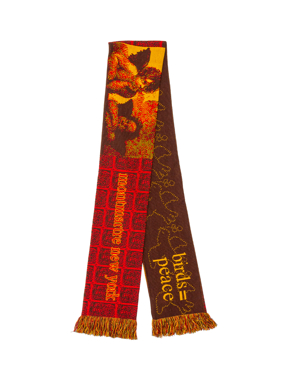 Red emotion scarf-レッドエモーションスカーフ-MONTMARTRE NEW YORK