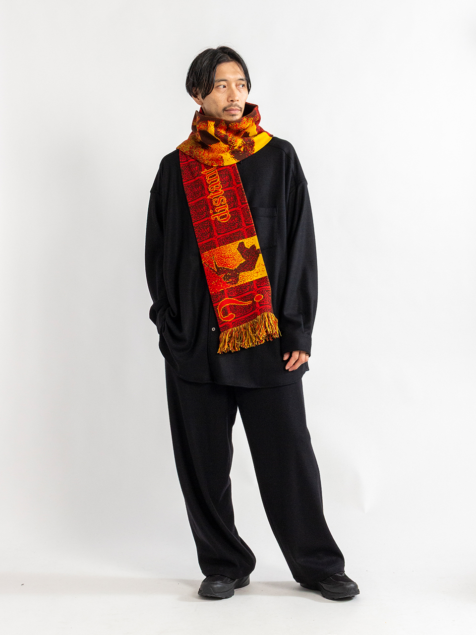 Red emotion scarf-レッドエモーションスカーフ-MONTMARTRE NEW