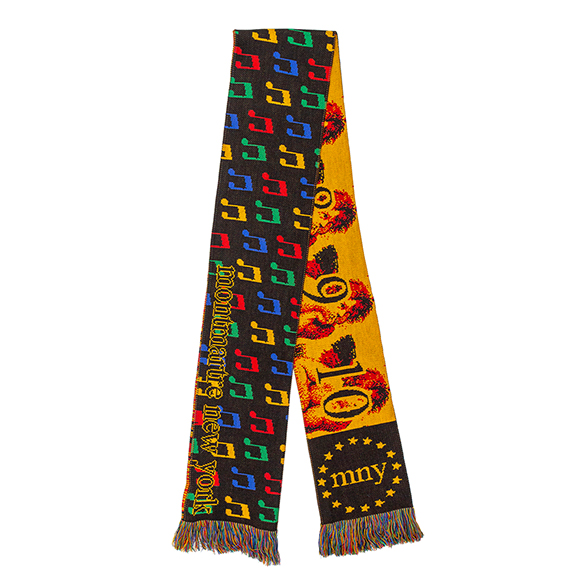 Yellow to 10 scarf-イエロー10スカーフ-MONTMARTRE NEW YORK