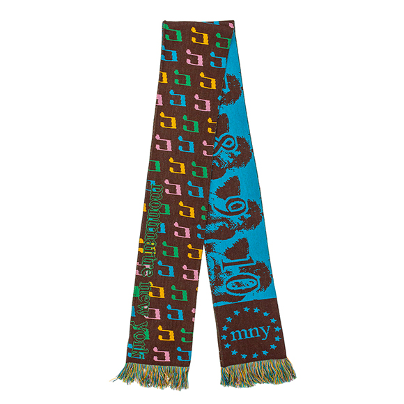Blue to 10 scarf-ブルー10スカーフ-MONTMARTRE NEW YORK Blue to 10 scarf-ブルー10スカーフ-MONTMARTRE NEW YORK