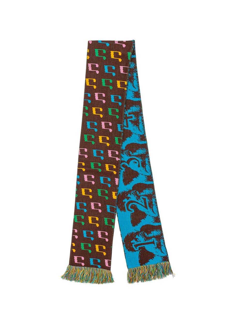 Blue to 10 scarf-ブルー10スカーフ-MONTMARTRE NEW YORK