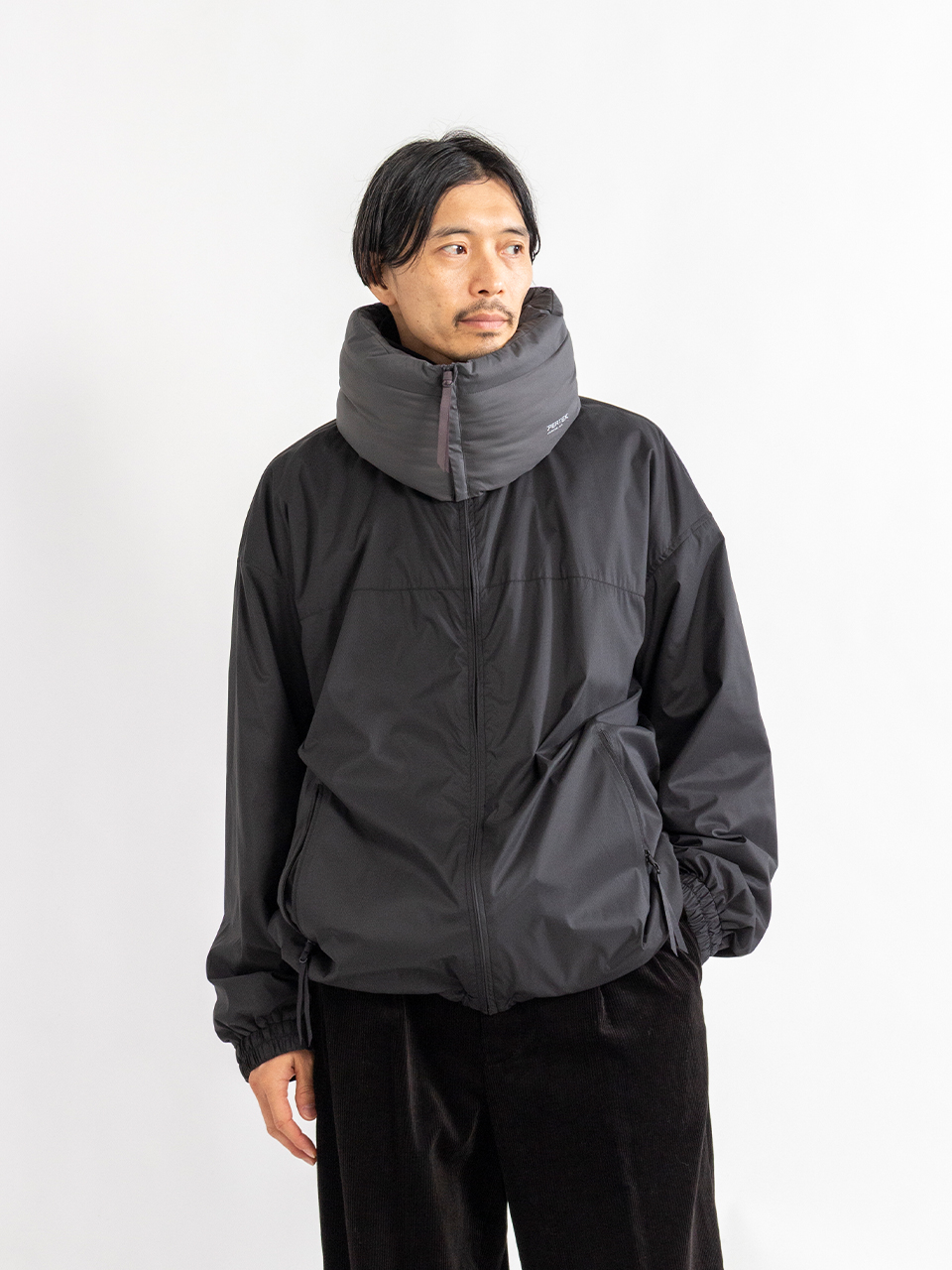 Graphpaper PERTEX 中綿ブルゾン+ネックウォーマー Pertex Quantum Air Neck Warmer-パーテックスクオンタムエアー