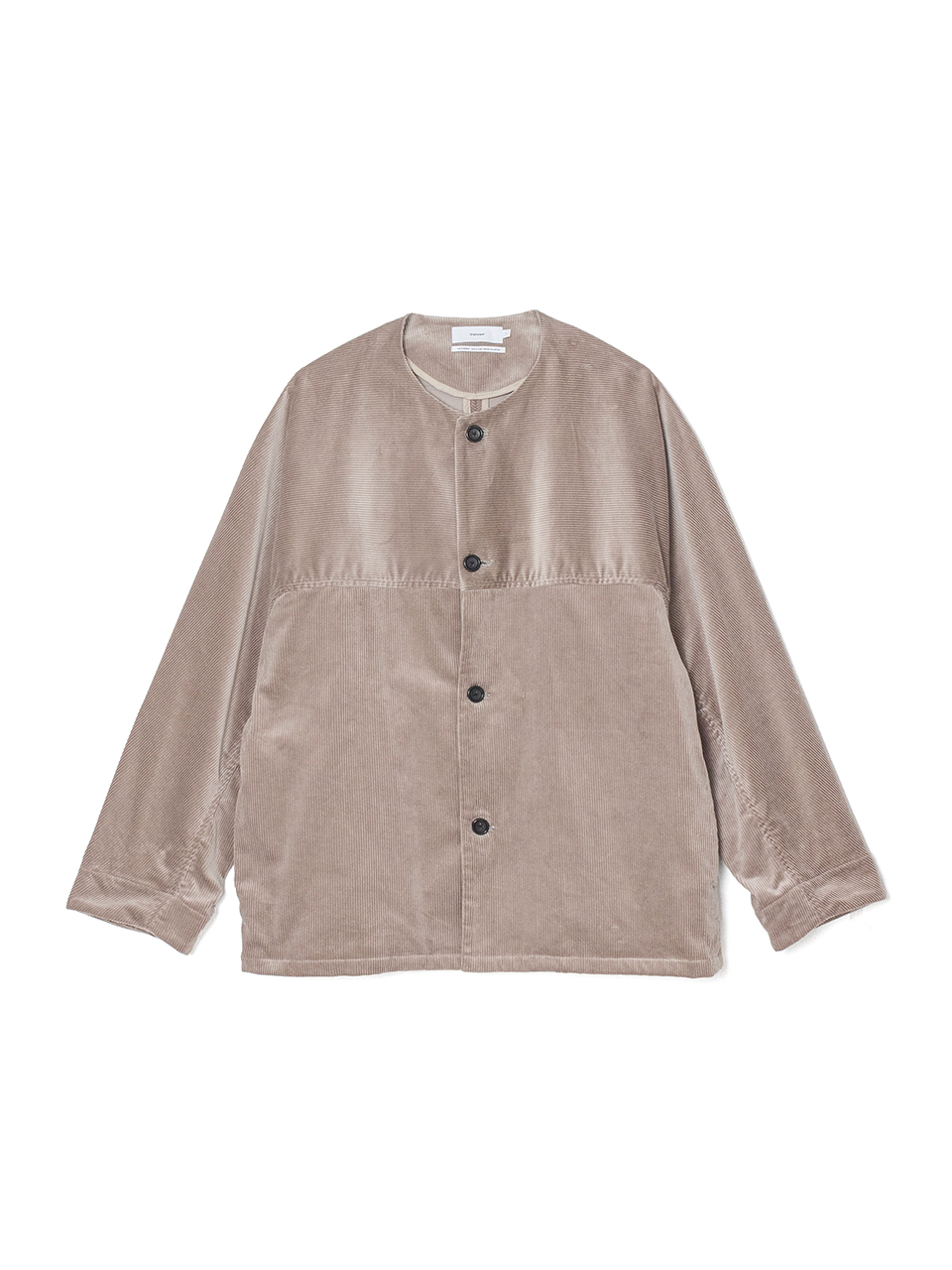 Suvin Corduroy Collarless Jacket-スヴィンコーデュロイカラーレス